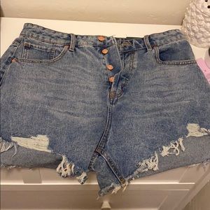 Wild fable high waisted jean shorts